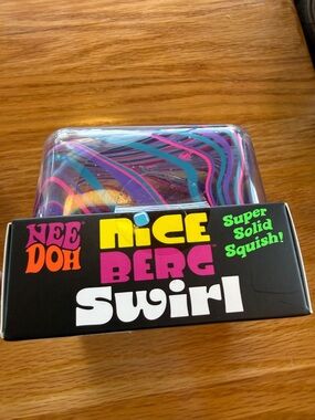 Nee Doh Nice Berg Swirl Squish Toy - Multicolor